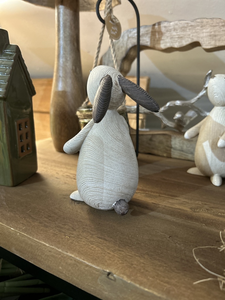 Hase Holzoptik (stehend)