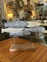 Fische-Ornament Eisen