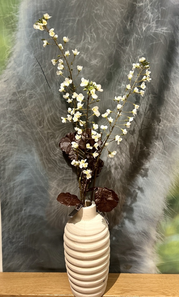 Blütenzweig "Primula" weiß