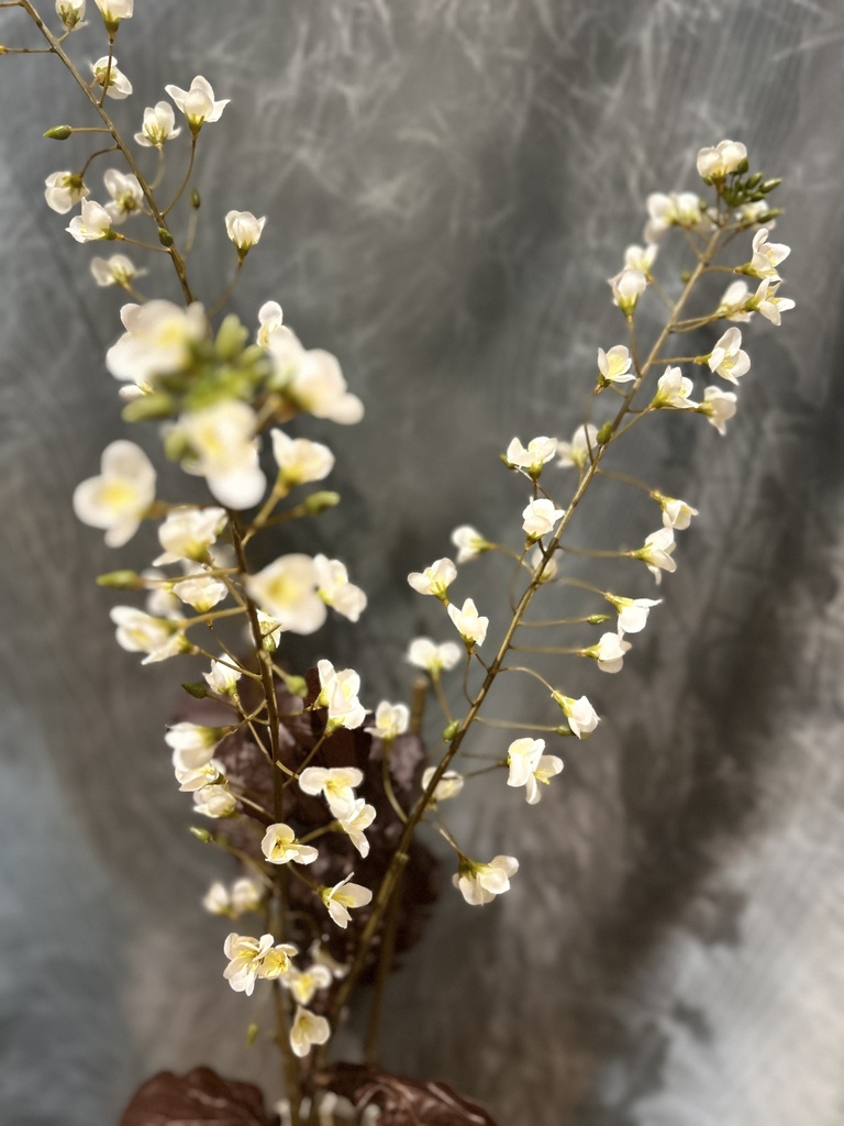 Blütenzweig "Primula" weiß