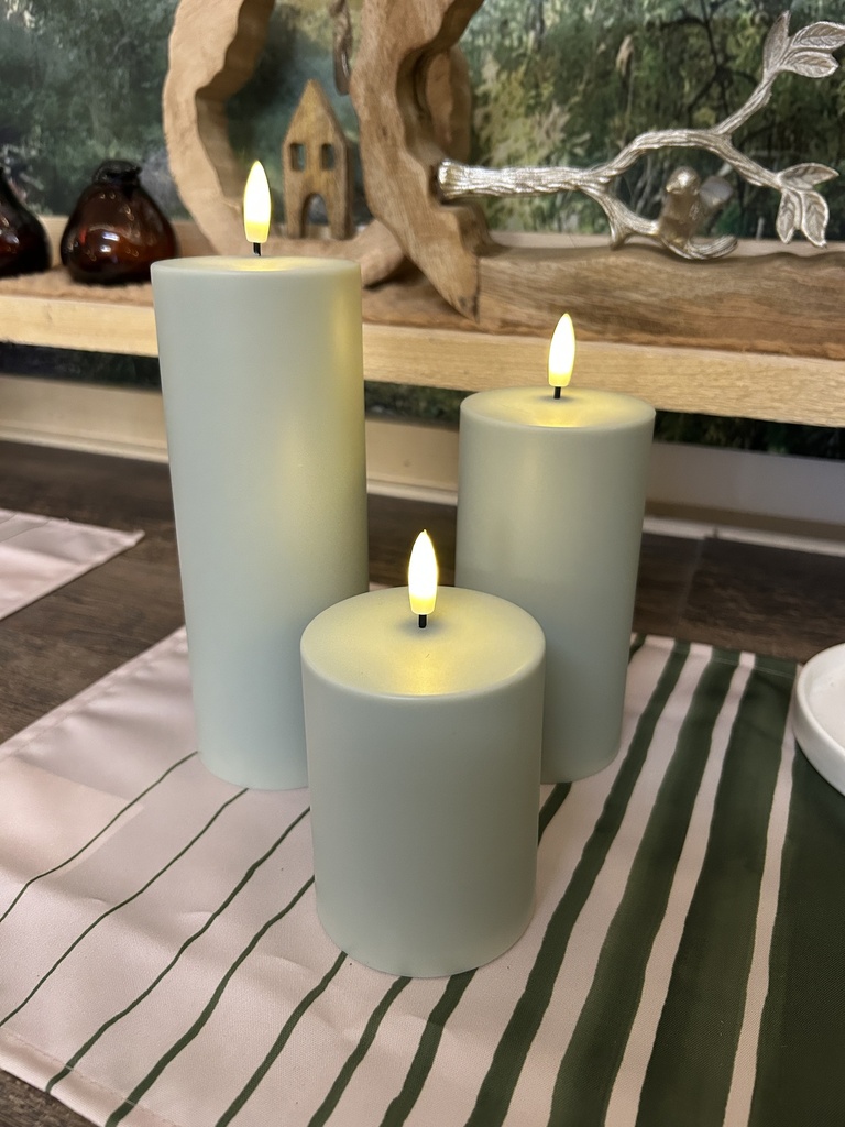 Solar Stumpenkerze Outdoor