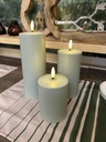 Solar Stumpenkerze Outdoor
