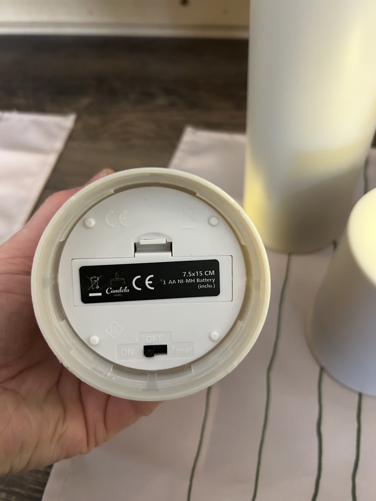 Solar Stumpenkerze Outdoor