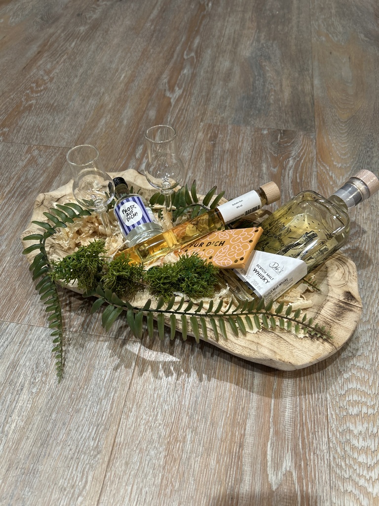 Schnapsglas am Stil