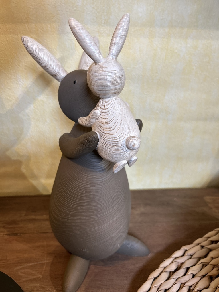 Hasenfigur (Mutter mit Kind)