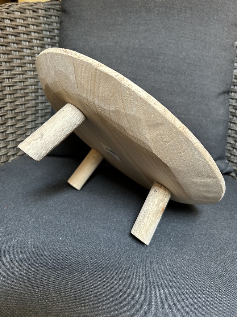 Holztablett (mit Fuß)