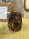 Glas Blumendesign Teelichthalter