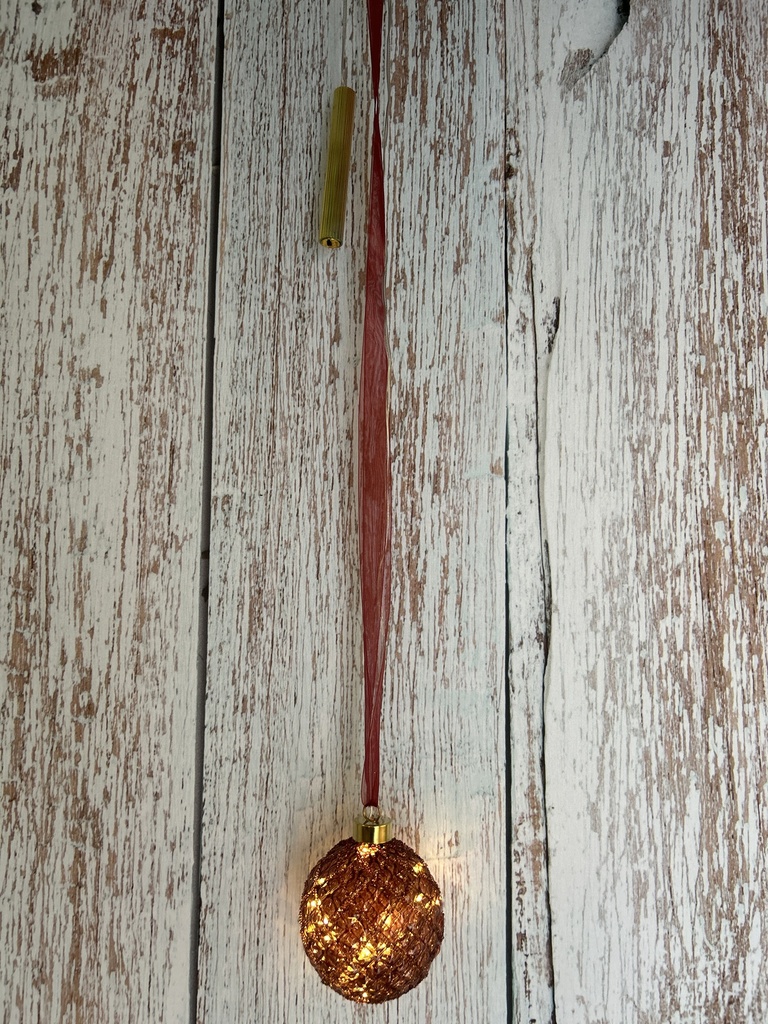 Kugel LED rot klein