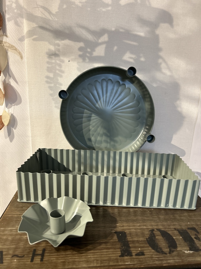 Kerzenhaltertablett rund