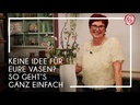 Miniiris mit Gras (lila)