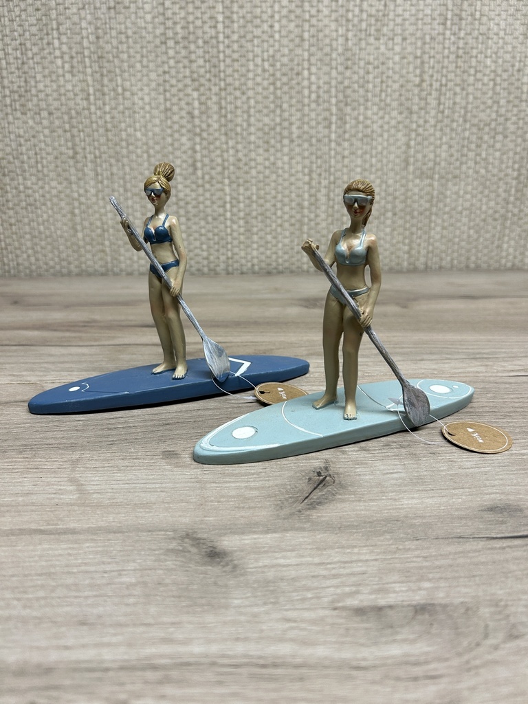 Deko-Stand up Paddling Frau