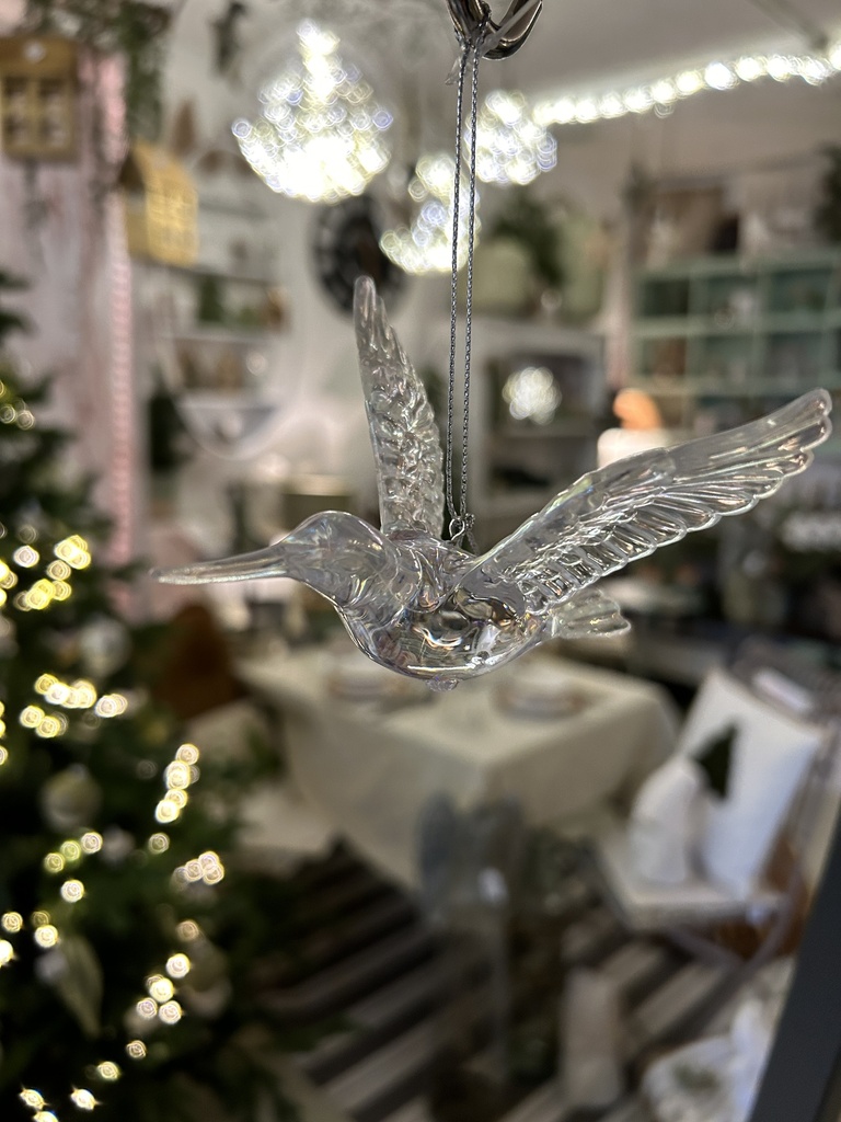 Weihnachtsanhänger Kolibri irisierend