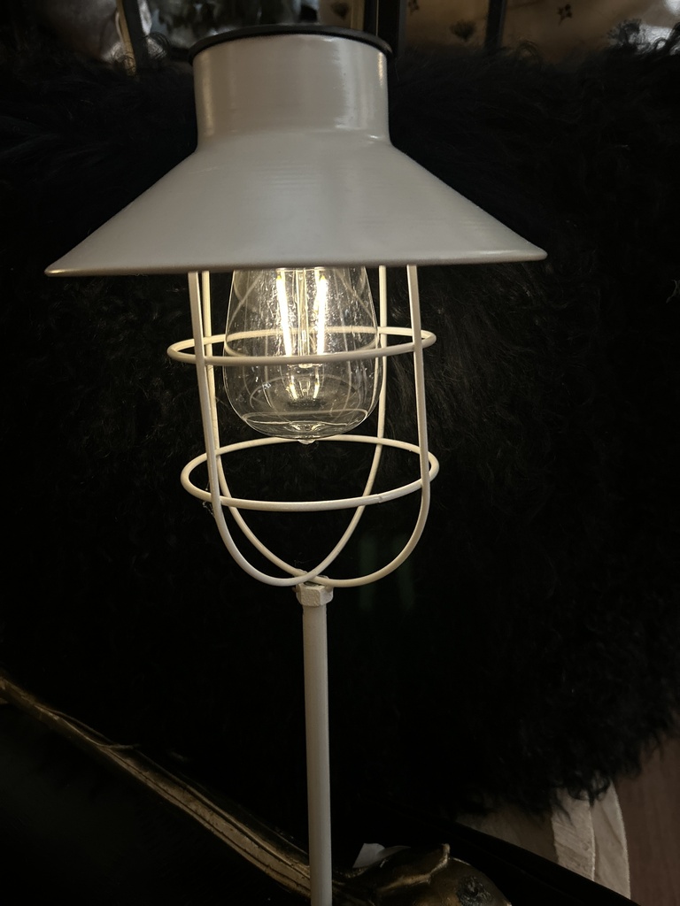 Solar Stabbeleuchtung Laterne Metall