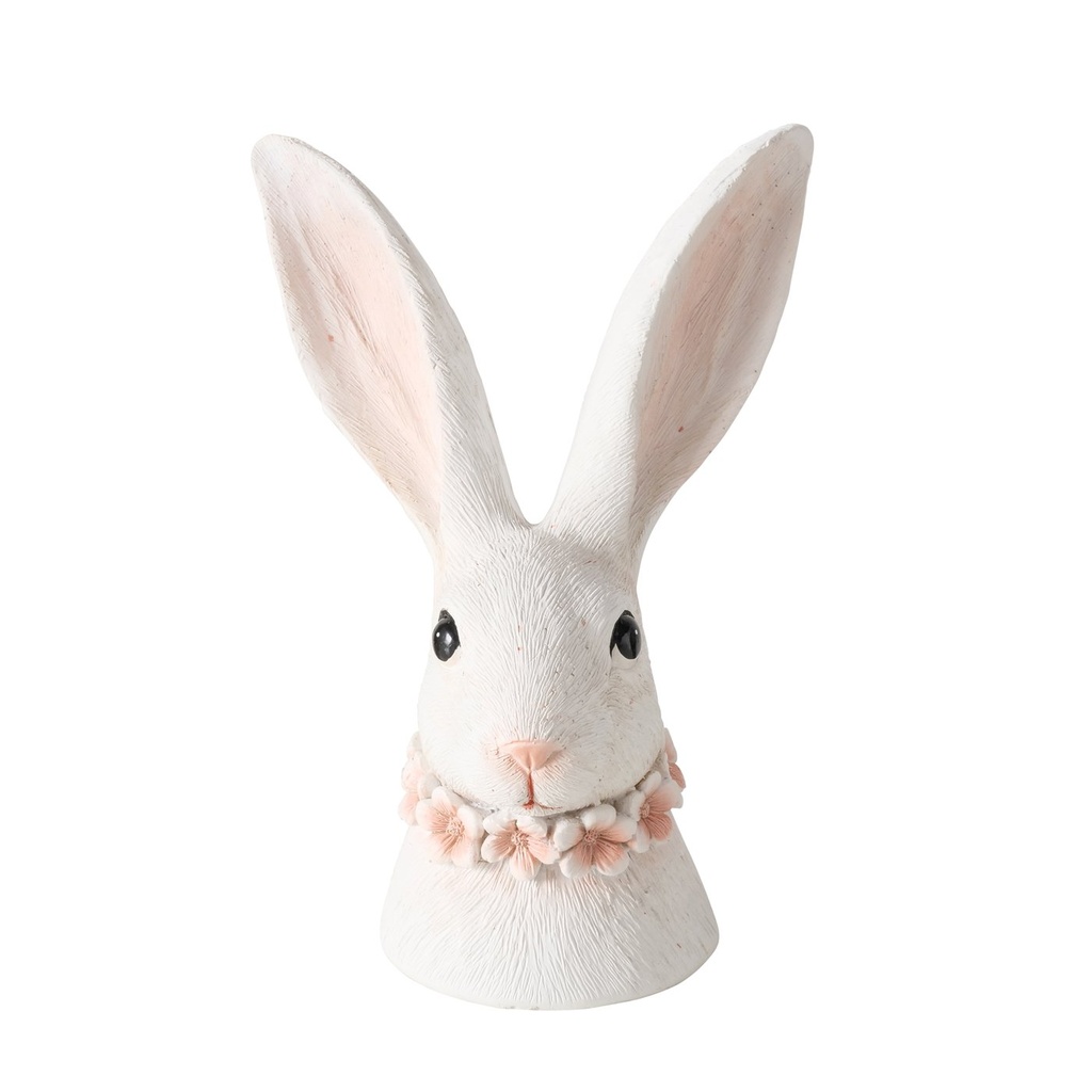 Hase mit Blumenkette