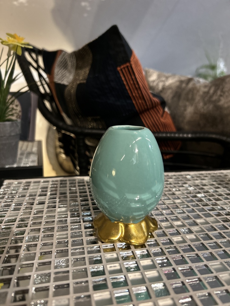 Vase für 1 Blüte bunt