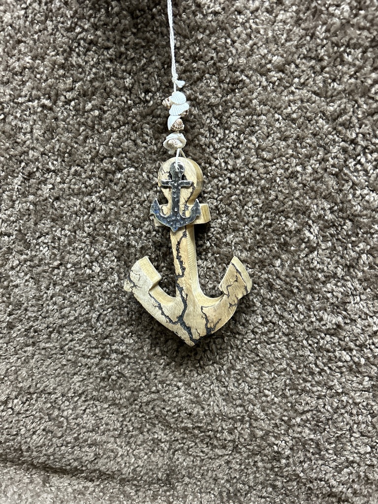 Anker Mango Holz mit Muscheln