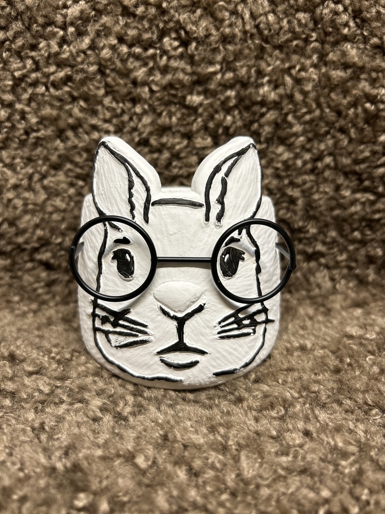 Hasentopf "ZONDA" (Hase mit Brille)