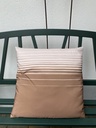 Outdoorkissen braun-gestreift 45x45 cm
