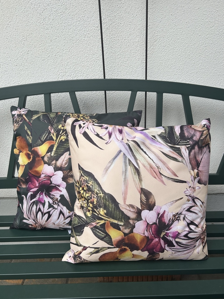 Outdoorkissen (Blumenmuster groß)