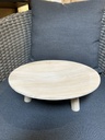 Holztablett auf Fuß
