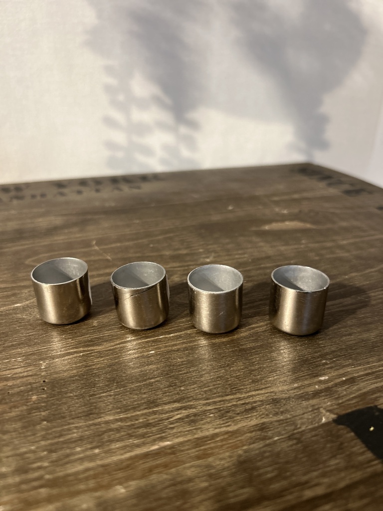 Kerzenhalter Cups silber