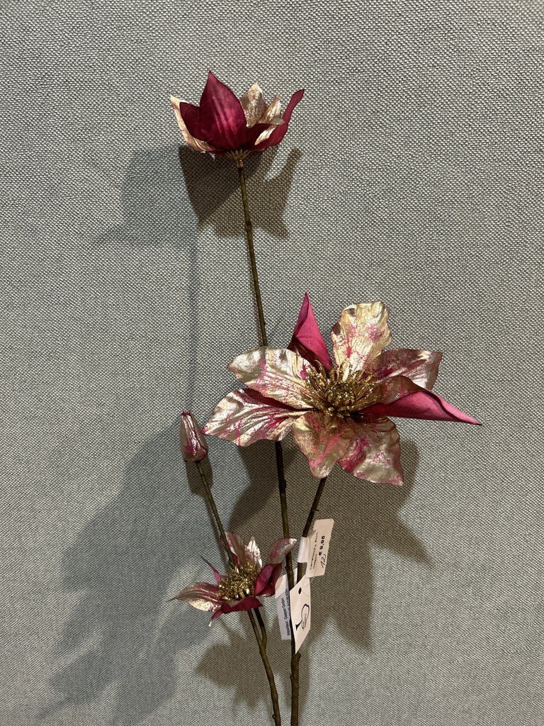 Clematiszweig 82 cm