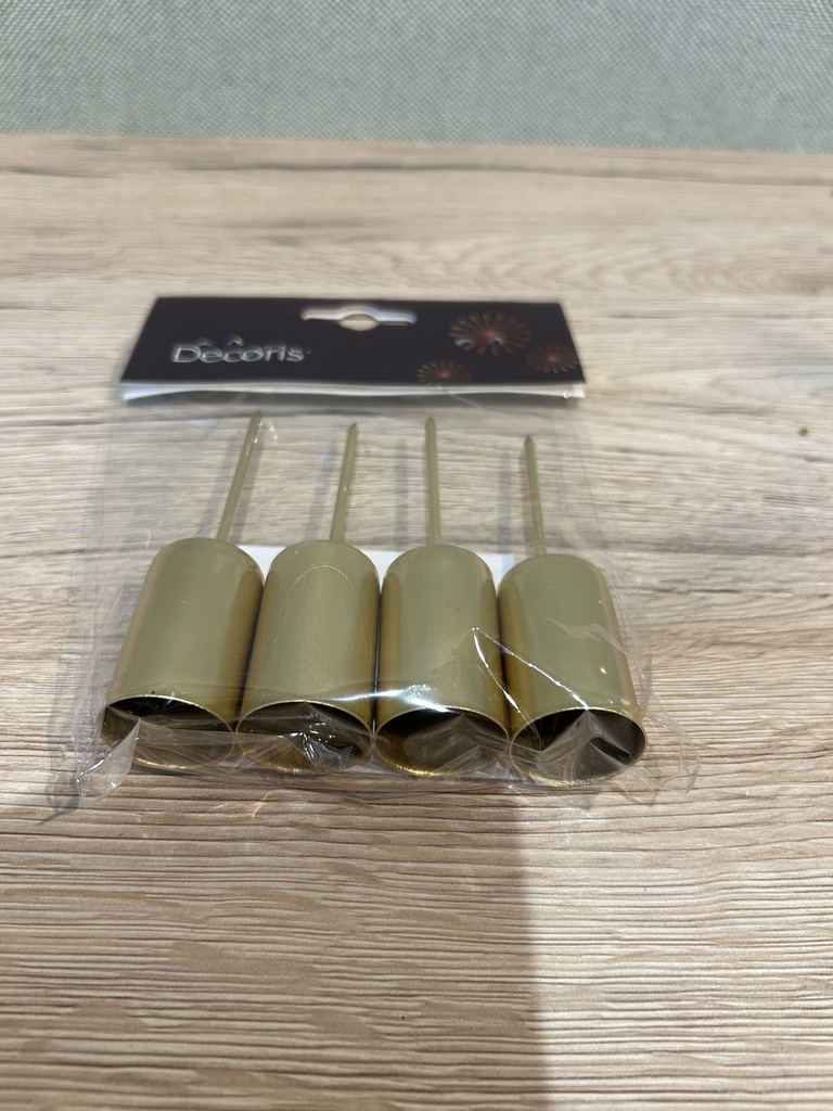 Stabkerzenhalter gold