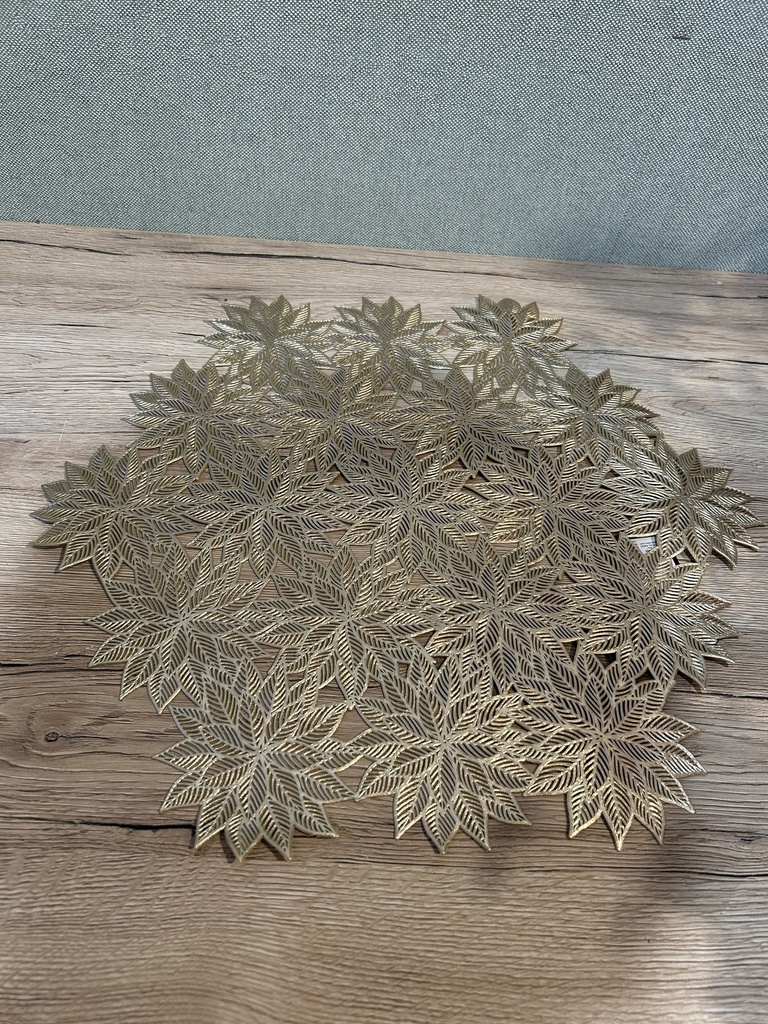 Platzset gold mit Sternen