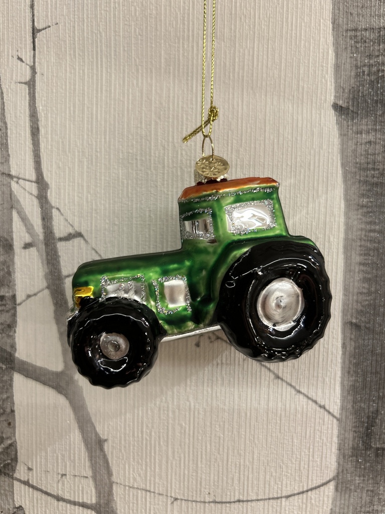 Weihnachtskugel Traktor