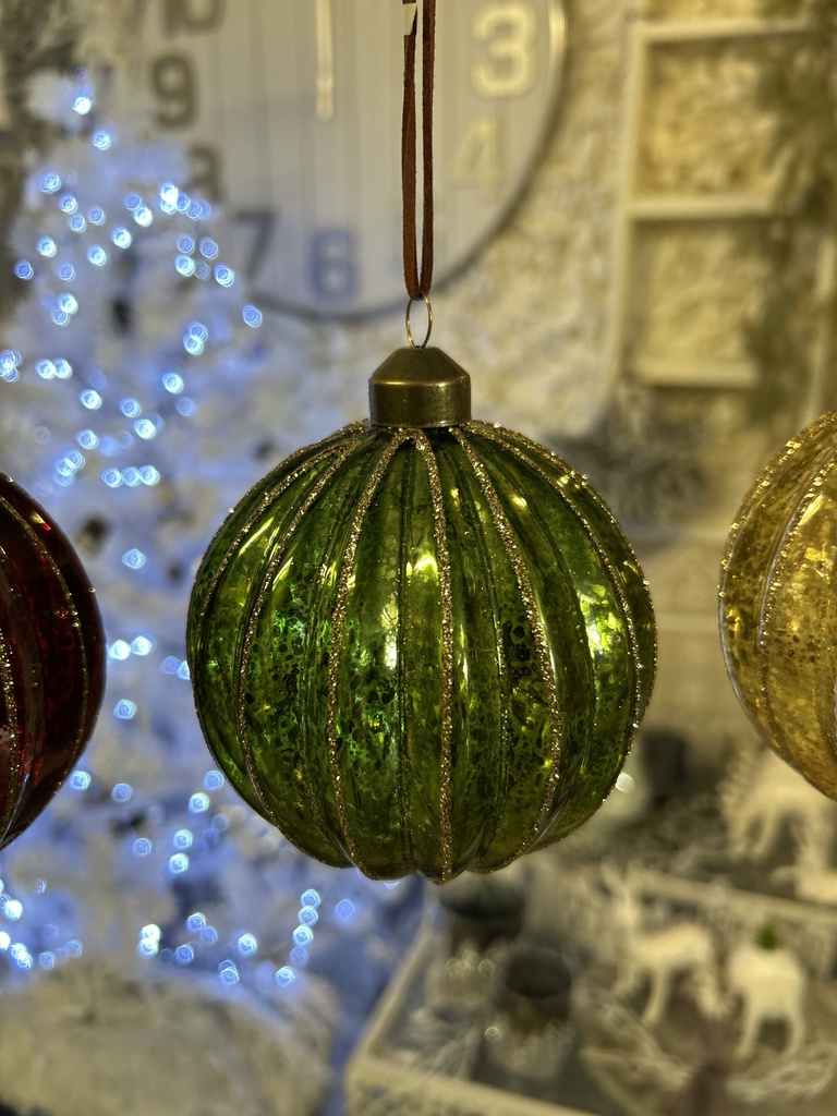 Weihnachtskugel Antik "groß"