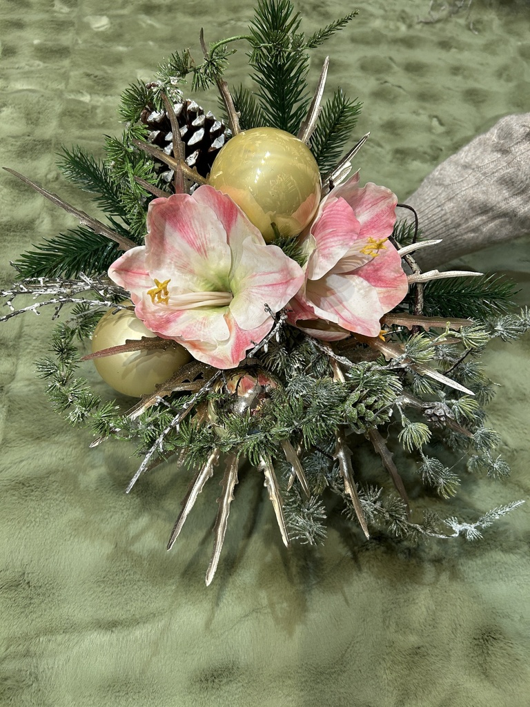 Weihnachtsstrauß Amaryllis rose