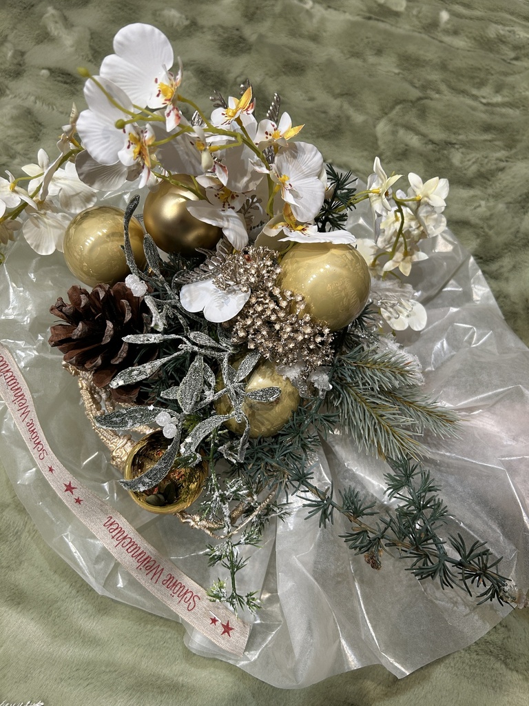 Weihnachtsstrauß Orchidee