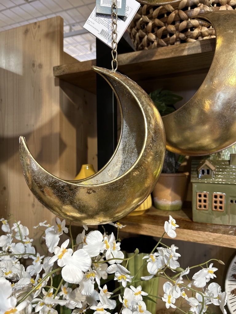 Hängeornament Eisen Goldoptik