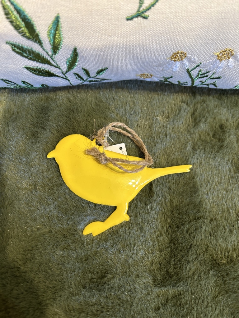 Metallvogel zum Hängen 10cm