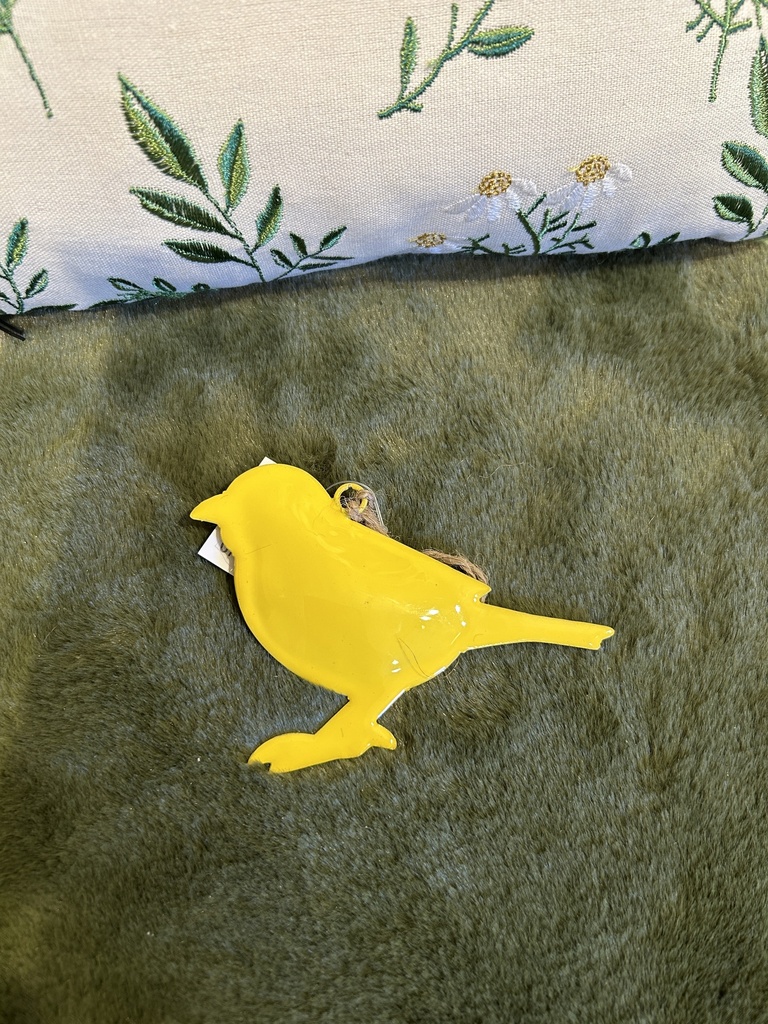 Metallvogel zum Hängen 13cm