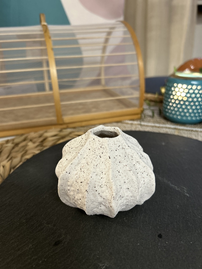 Muschelvase Keramik
