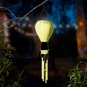 Solar Hängelampe mit Windspiel