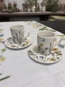 Espresso-Set, "Wild Flowers"