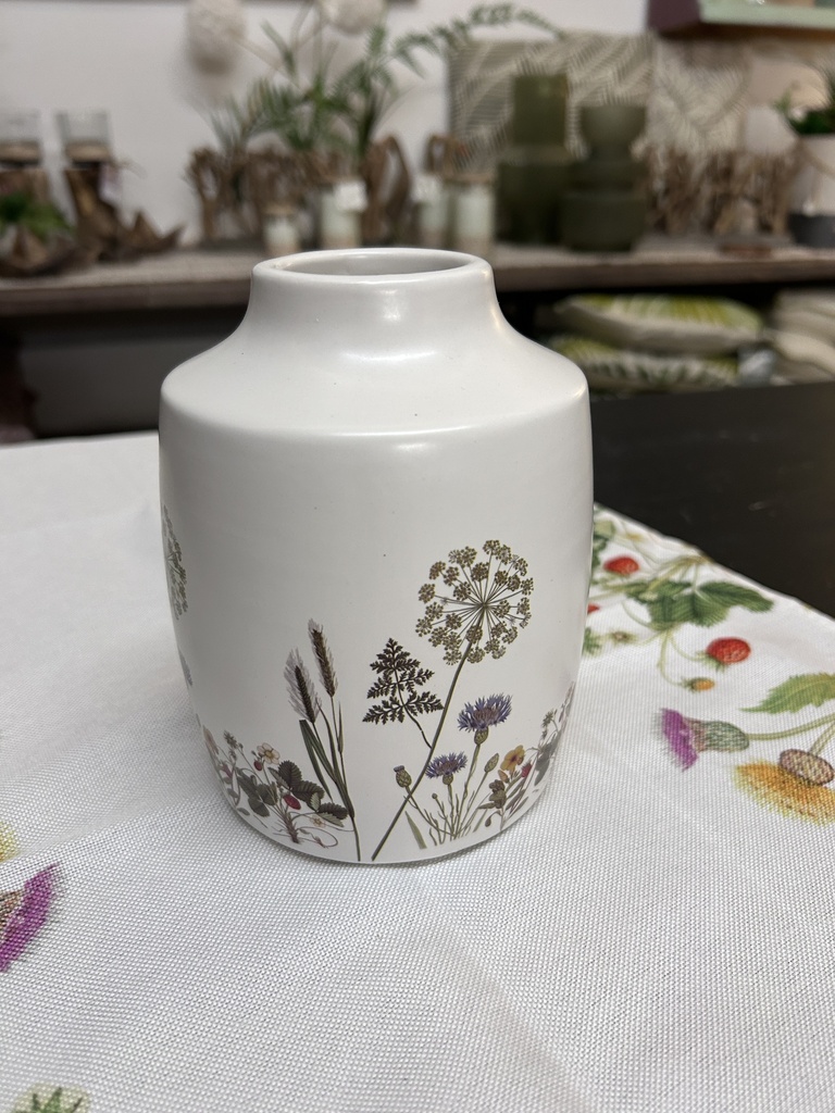 Vase "Wild Flowers" bauchig