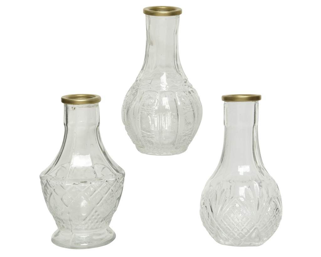 Glasvase transparent klein