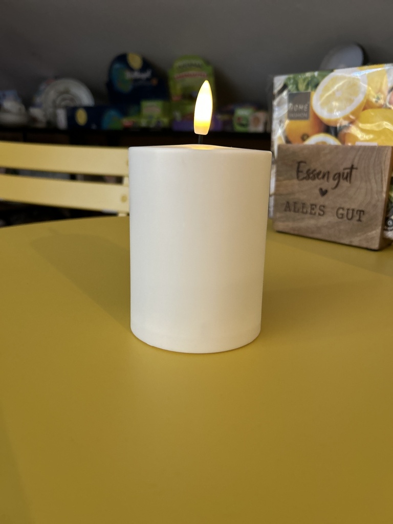 Solar Stumpenkerze Kunststoff Outdoor
