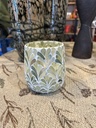 Glas Teelichthalter Mosaik