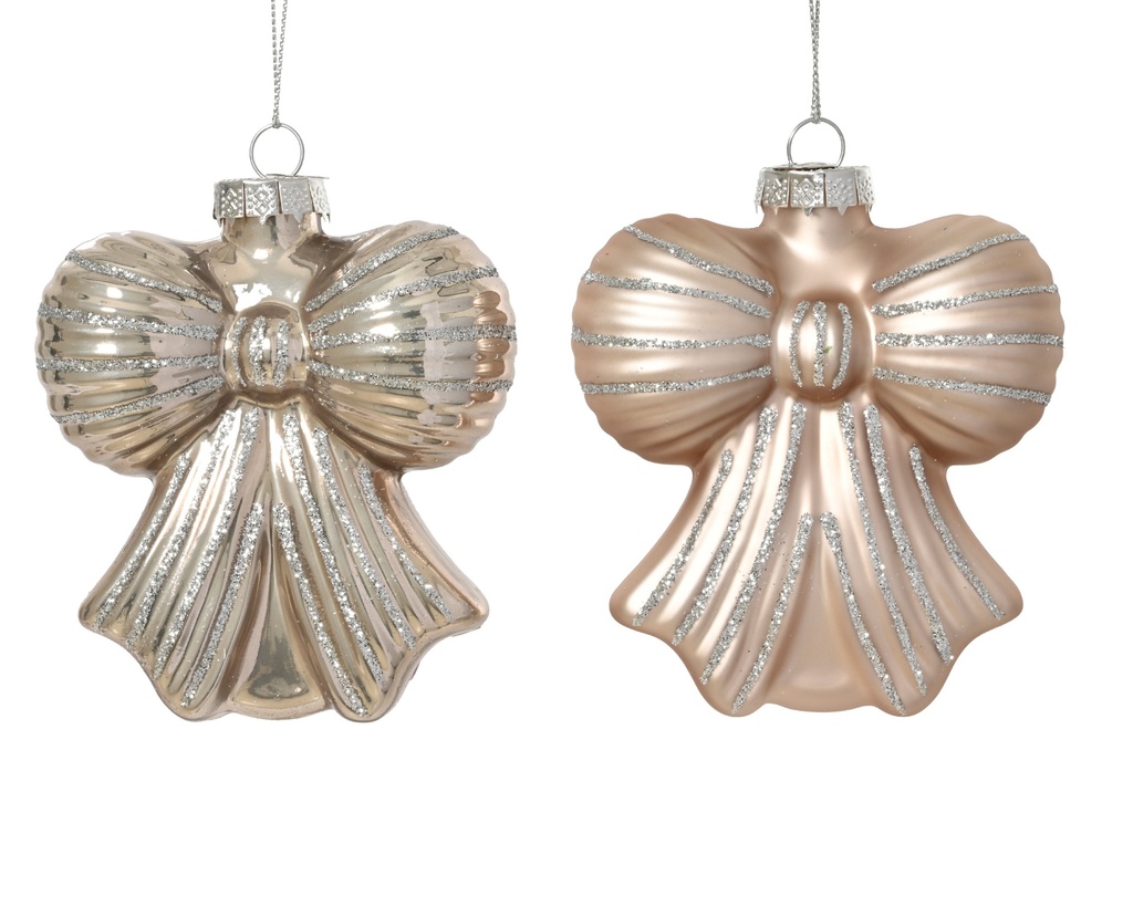 Christbaumschmuck Schleife Glas
