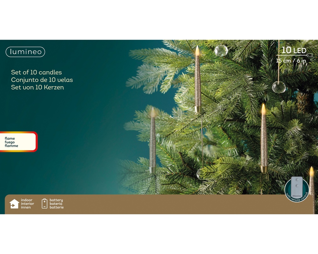 Tannenbaumbeleuchtung Indoor 10er Set