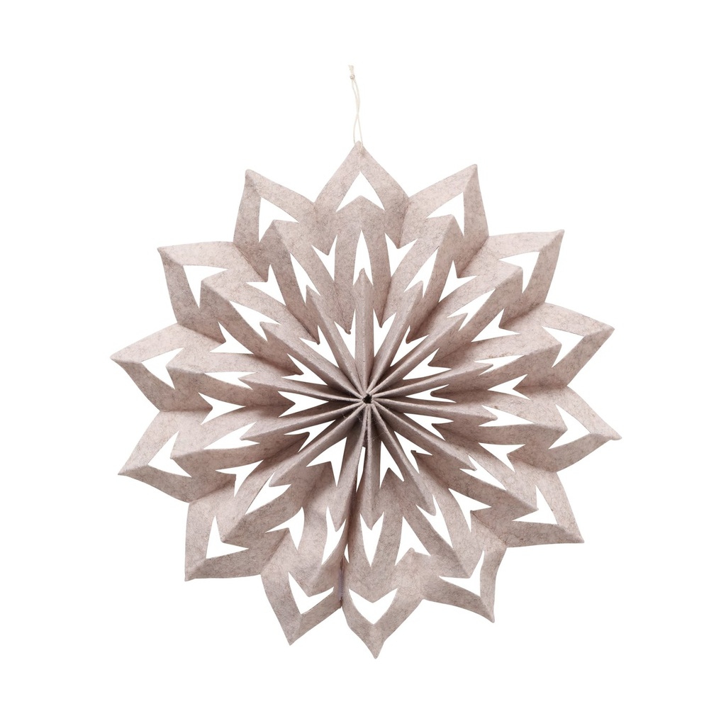 Filzstern braun 30 cm