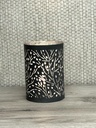 Windlicht Metall mit Stanzung 15 cm