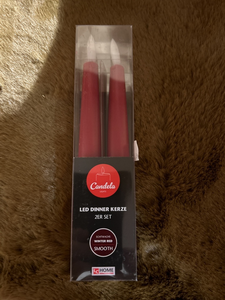 LED Stabkerze 2er Set