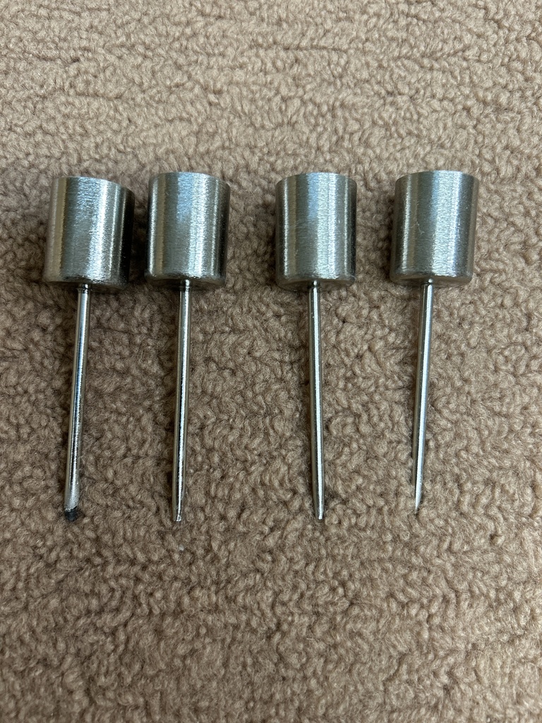 Kerzenstecker Stabkerze silber