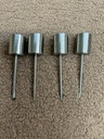 Kerzenstecker Stabkerze silber