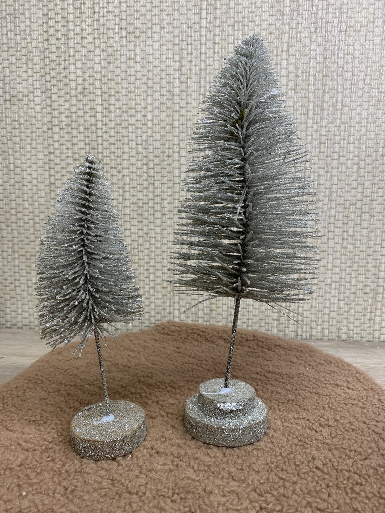 Weihnachtsbaum Draht silber